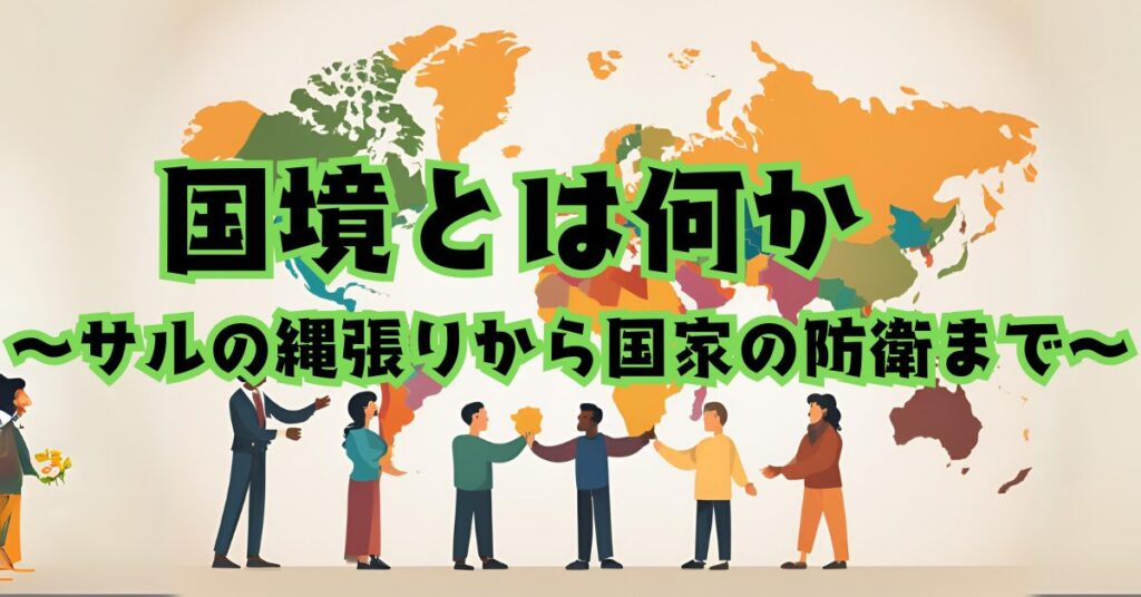 国境とは何か　〜サルの縄張りから国家の防衛まで〜